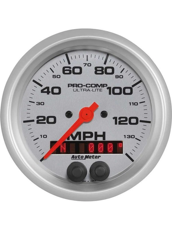 Auto Meter Ultra Lite Series GPS Speedometer 3-3/8 In-Dash 0-140MPH (4480) - Image 1 of 4