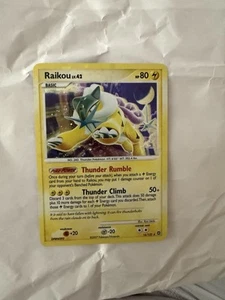 Pokemon TCG Raikou Holo Rare Card 16/132 Secret Wonders Cosmos - Picture 1 of 4