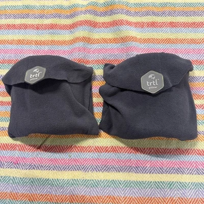 Lot of 2 Gray Trtl Fleece Travel Pillow Adjustable Head Support READ - Image 1 of 3