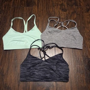 Old Navy Strappy Sports Bra Set Of 3 Size S/P - Picture 1 of 8