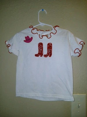 Juego de 2 piezas vaqueras Y2K vintage descoloridas gloria niña pequeña 2t Foto 1 de 4