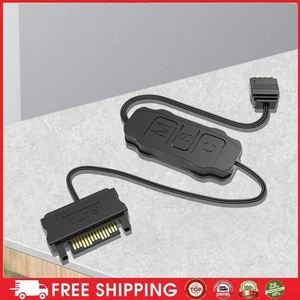 ARGB Controller 5V 3PIN to SATA Interface Extension Cable for PC Case Fan - Zdjęcie 1 z 18