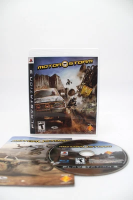 Restaurado PS3 MotorStorm 1 Completo CIB Etiqueta Negra Como Nuevo Limpio Excelente Foto 1 de 4