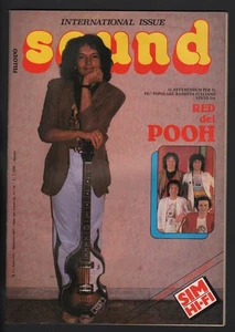NEW SOUND 7/1981 HOFNER RED CANZIAN POOH MIKE OLDFIELD PFM VALENTINA GAUTIER - Picture 1 of 1