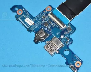 HP ENVY X360 m6-aq m6-aq105dx USB + Audio + Power Button Port Board w/ Cable - Picture 1 of 6