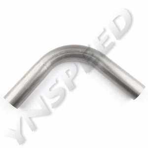 US SHIP 2.5" OD 90 Degree Mandrel Bend 409 Stainless Steel Exhaust Elbow Pipe - Picture 1 of 12