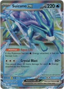 Pokémon Suicune ex Ultra Rare Turtok & Suicune ex Deck CLB 010/034 NM English - Bild 1 von 1