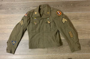 VTG 1940S WWII FIELD USAF Wool Patch Jacket  Size 32R - Picture 1 of 12