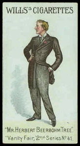 Wills - 'Vanity Fair (S2)' (1902) - Mr. H. Beerbohm Tree - Picture 1 of 2