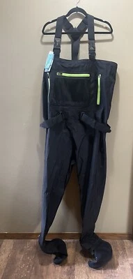 HotSrace Chest Waterproof Stockingfoot Waders Lightweight Fishing Neoprene XL - Image 1 of 4