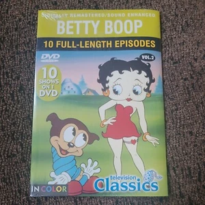 Neu/Versiegelt Betty Boop, Band 2 DVD Papphülle DVD 10 Episoden/TV Klassiker - Bild 1 von 2