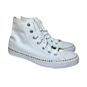 Converse Sz 8 Empowered by Her Chuck Taylor All Star Canvas Hi Top Sneakers - Picture 1 of 10