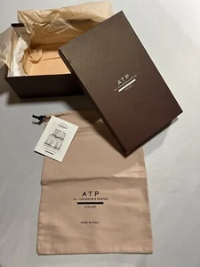 ATP Atelier All Tomorrow’s Parties Brown Shoe Box Dust Bag Logo Tissue Care Card - Picture 1 of 20