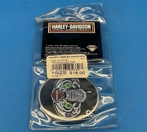 HARLEY DAVIDSON Tiki Wave Emblem Challenge Coin Hononlulu Hawaii NEW Free Ship! - Picture 1 of 5