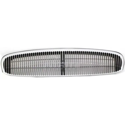 Grille Chrome Shell/Painted Black Insert Fits 97-04 Buick Park Avenue GM1200409 - Image 1 of 4