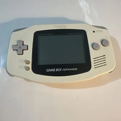 Nintendo Gameboy Advance (AGB-001) White Console GBA Handheld Tested & Working - Image 1 of 4