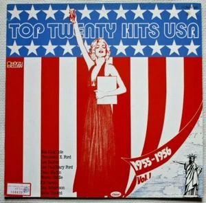Top Twenty Hits USA Vol. 1 - 1955 - 1956 - LP Vinile NM / VG+ Condition - Foto 1 di 2