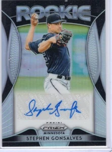 STEPHEN GONSALVES 2019 PANINI PRIZM ROOKIE RIFRATTORE AUTO GEMELLI AUTOGRAFO RC SME - Foto 1 di 2
