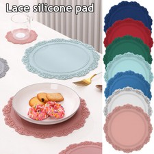 Tasse Tapis Dentelle Napperon Silicone Cuisine Dessous Lavable Bol Patins .