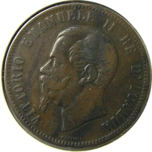 elf Italy 10 Centesimi 1862 - Picture 1 of 2