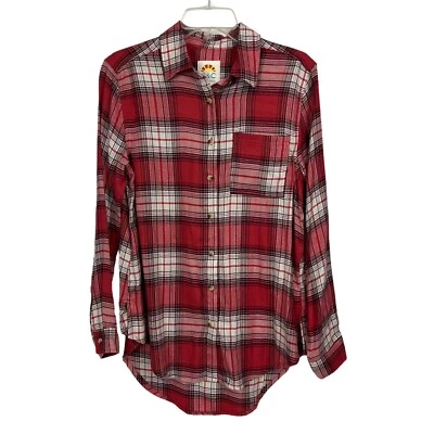 C&C California Women’s Flannel Button Shirt Sz Small Multi Color Flannel Pockets - Image 1 of 4