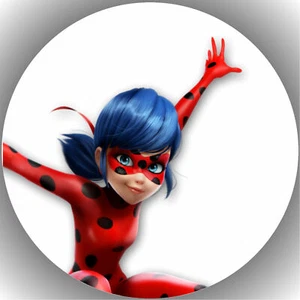 Colocador de tartas cumpleaños fiesta imagen de tartas fondant oblata milagrosa Ladybug P29 - Imagen 1 de 1