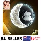 Personalized Photo Moon Lamp With Text DIY Colour Paint Night Light - AU Stock
