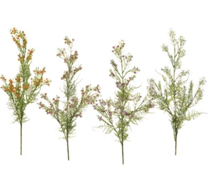 Zweig x4 Gypsophila Lux H.84 cm künstlich bunt Deko Frühling/Ostern - Bild 1 von 4