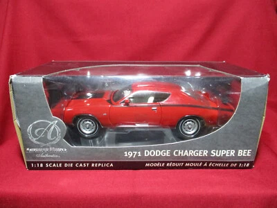 1:18 Scale 1971 Dodge Charger Super Bee American Muscle Ertl Authentics Model - Image 1 of 3