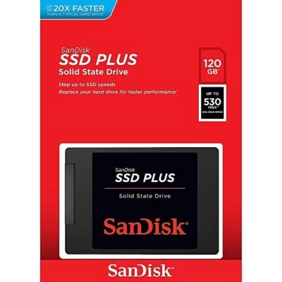 SanDisk SDSSDA-120G-G27 SSD PLUS Solid State Drive 120 GB ATA III 2.5" -UK - Image 1 of 2