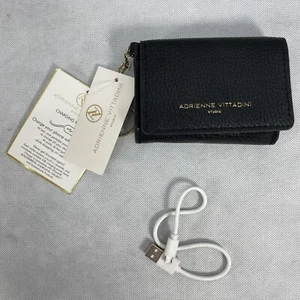 NWT! Adrienne Vittadini Studio Charging Card Holder Wallet w/ Keyring 8/1 - Picture 1 of 6
