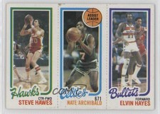 1980-81 Topps Steve Hawes Elvin Hayes Tiny Archibald Nate #248-32-24 HOF