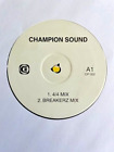 Q Project – Champion Sound UK Garage Remixes 12" UK Garage Breakbeat Vinyl Promo