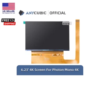 ANYCUBIC Photon Mono 4K 6.23 inch 4K Monochrome LCD Screen For LCD 3D Printer - Picture 1 of 7