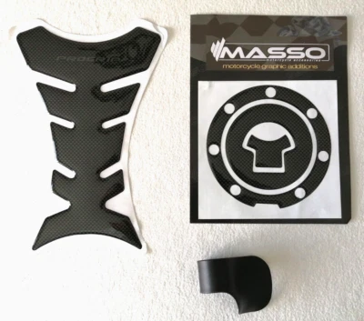 ADESIVO DECORATIVO 3D EFFETTO CARBONIO Accessorio Tuning Moto CARBON LOOK NUOVO - Imagen 1 de 4