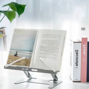 Multi-Angle Reading Stand Adjustable Metal Laptop Stand - Afbeelding 1 van 15