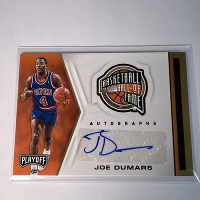 Chronicle Joe Dumars 2019-20 automático Salón de la Fama Playoff Pistones Detroit Foto 1 de 4