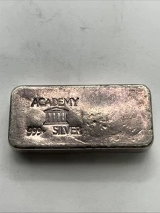 Academy .999 silver bar 6.613 ozt - Picture 1 of 10