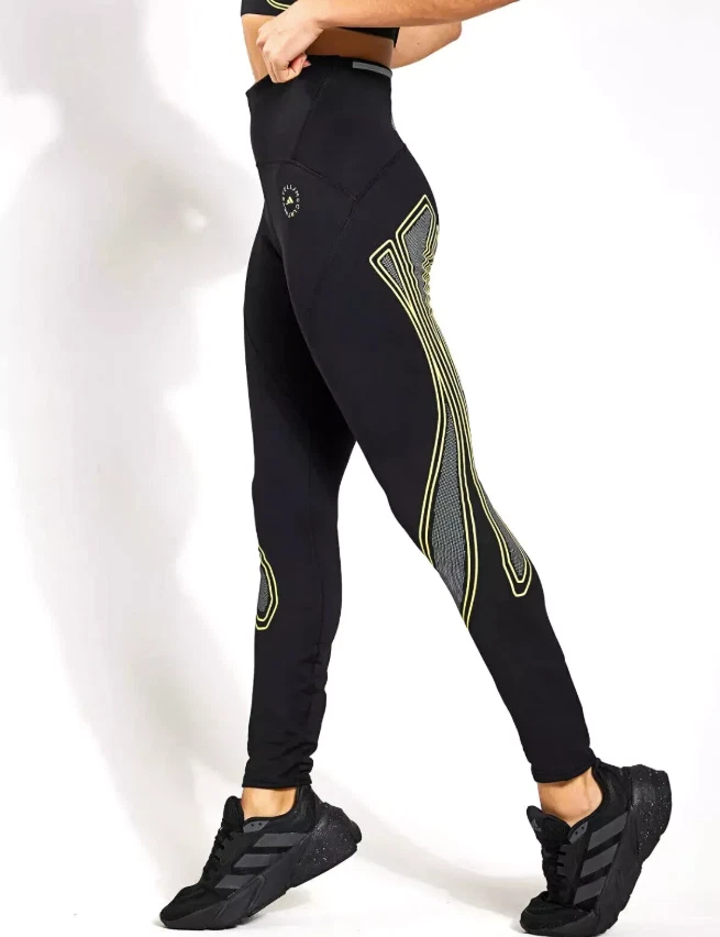 ADIDAS BY STELLA MCCARTNEY TRUEPACE RUNNING LEGGINGS BLACK HG6861 WOMEN XS S M — 第 1/4 张图片