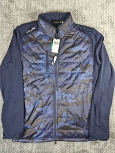 Giacca trapuntata mimetica RLX Ralph Lauren misto lana tessuto performance nuova con etichetta XL $268 - Foto 1 di 14