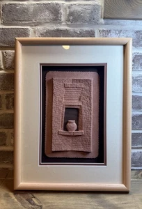 Carl Bandy CHACO CANYON CASI NUEVO 3D ESCULTURA DE PAPEL FUNDIDO Volveré a Ti #27/150 - Imagen 1 de 10