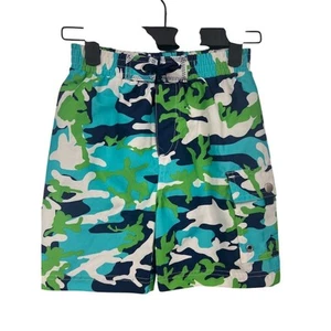 NWT Cabana Life Boys' Camo Swim Shorts Trunks Size 6 UPF 50+ Protection Resort - Picture 1 of 12