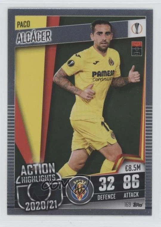 2020-21 Topps Match Attax 101 Action Highlights Paco Alcacer #169 - Image 1 of 2