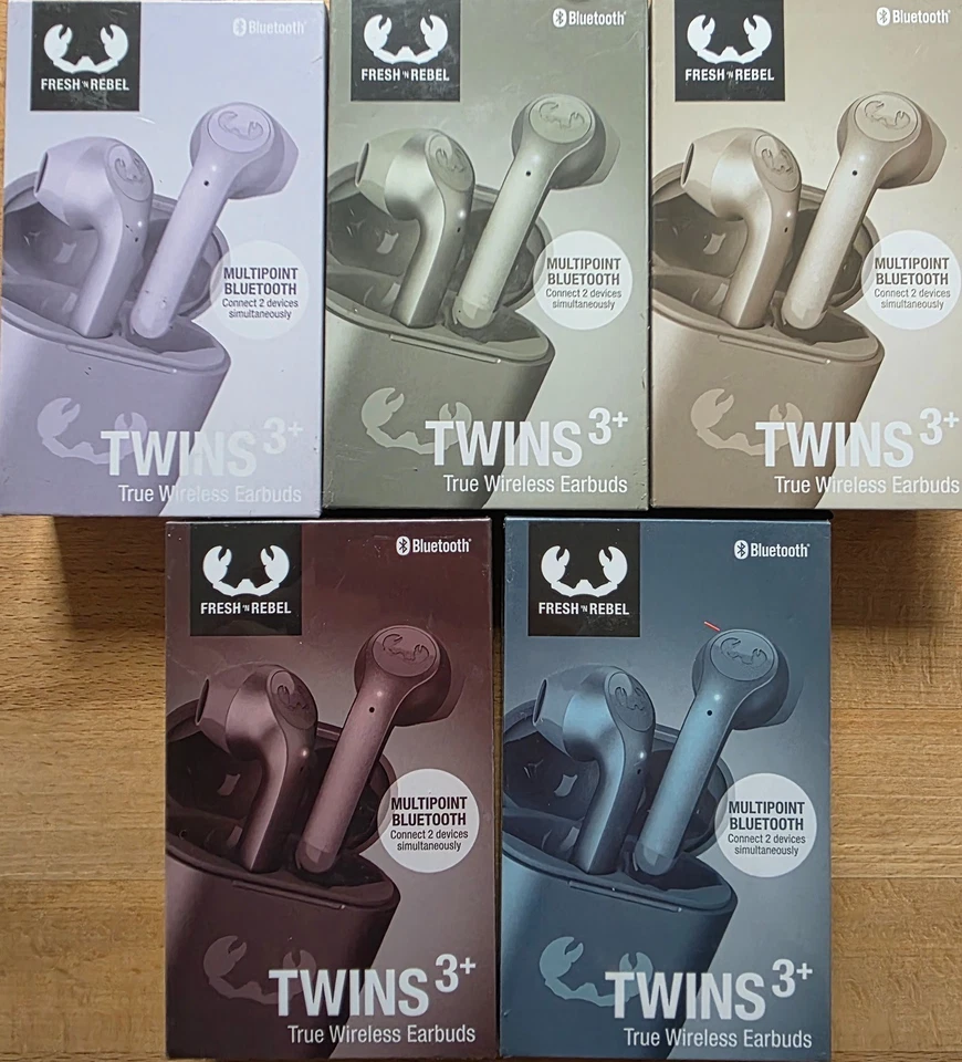 FRESH 'N REBEL Twins 3+ Bluetooth Ohrhörer Earbuds Kopfhörer Ladecase - NEU&OVP