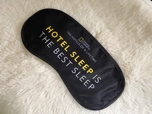 Hotel Sleep Eye Mask 100 Hotels of a Lifetime National Geographic Best Sleep NEW - Picture 1 of 6