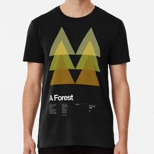 The Cure A Forest 1984 New Wave Song Minimalistic Swiss Grapshic Design T-Shirt - Bild 1 von 1