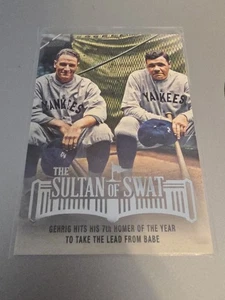 2015 Topps Il Sultano di Swat RUTH-5 Babe Ruth, Lou Gehrig - Foto 1 di 2