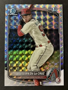 2025 Bowman Chrome - (Elian De La Cruz) 1st Geometric Refractor (238/499) - Picture 1 of 2