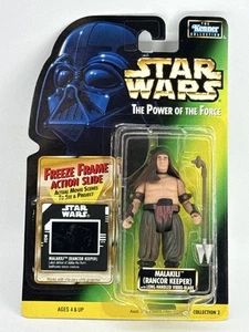 Figura de acción Star Wars POTF Malakili Rancor Keeper Freeze Frame Kenner - Imagen 1 de 6