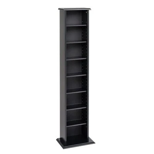 Narrow Cabinet Media Storage, 13" Wide, Black - Picture 1 of 7